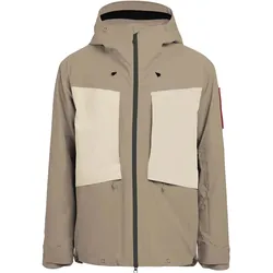 The Mountain Studio, Herren, Skijacke, 3L Hybrid Shell (L), Beige, L
