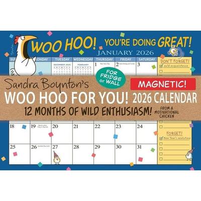 Sandra Boynton's Woo Hoo for You! 2026 Magnetic Cal.