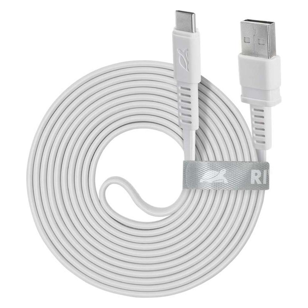 Rivacase RIVA USB Kabel USB-C 2.0 2,1m Weiss (2.10 m, USB 2.0) (PS 6002 WT21)