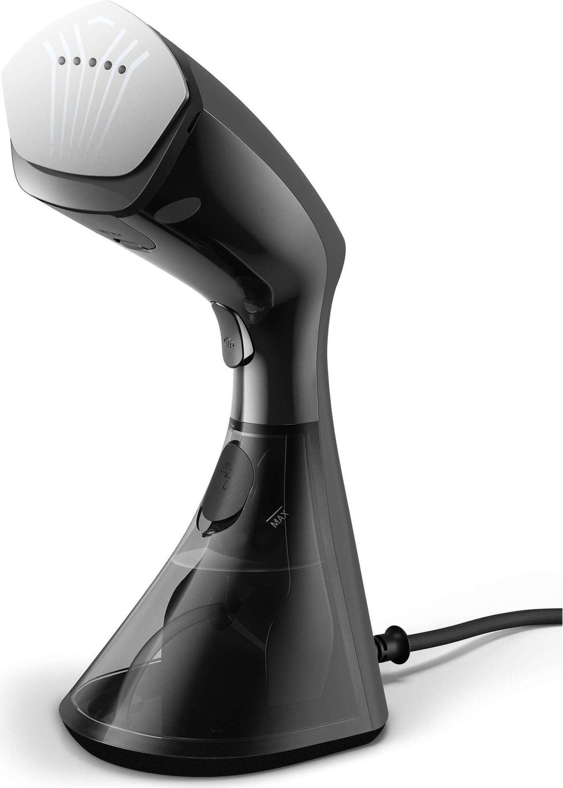 Philips Travel Steamer 8000-serie GC800/80, draagbare stoomborstel voor reizen, 1600 W, zwart
