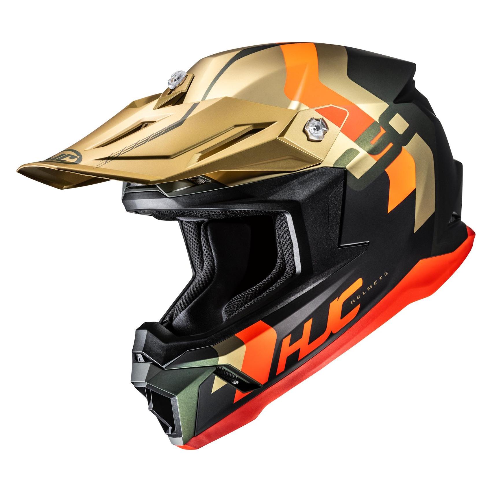 HJC C50 Primal MC6HSF Crosshelm Schwarz / Rot / Gold M (M, 57 - 58 cm) (161476)