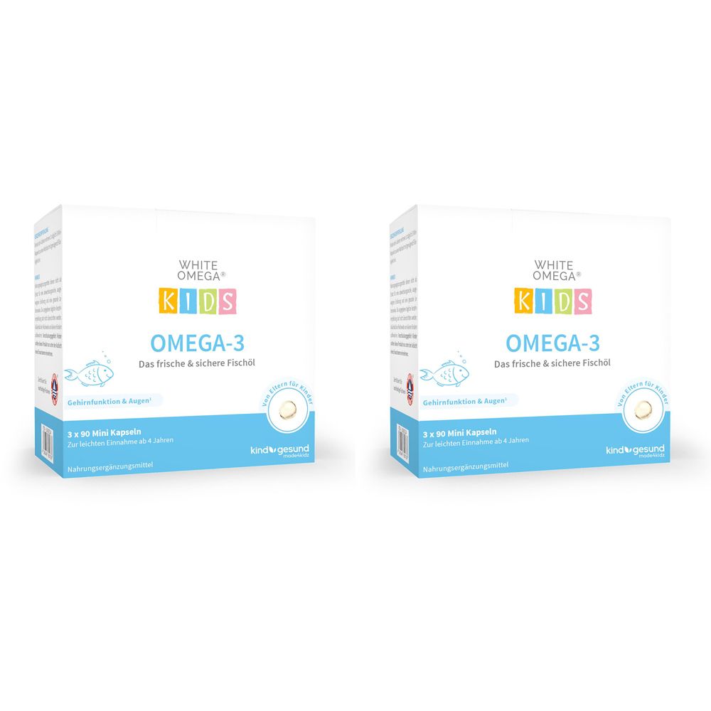 2x White Omega Kids Weichkapseln 2x270 St
