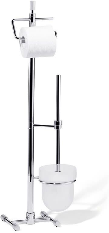 Giese off the roll toilet stand with brush set, round 15730-02