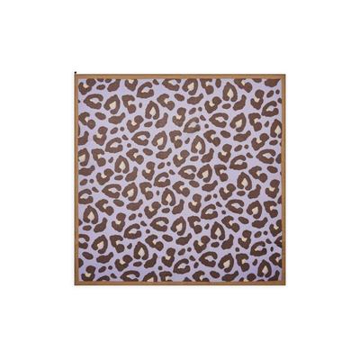 Modetuch CODELLO "Codello Tuch", Damen, lila, Obermaterial: 100% Wolle WO., Modetücher, mit Leomuster