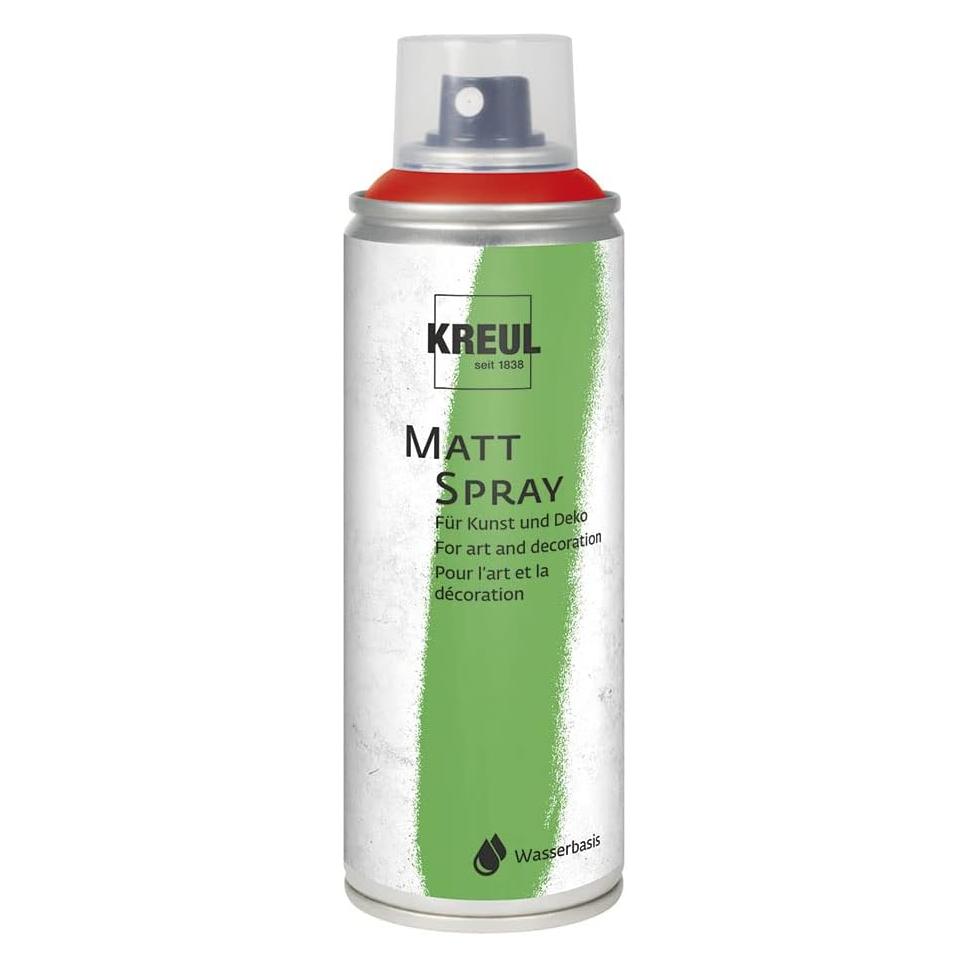 Kreul Matt Spray Brillant rot, 200 ml (200 ml) (76314)