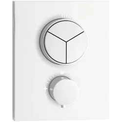 Herzbach DEEP WHITE PUSH Thermostat Unterputz, 23.803055.2.07 23.803055.2.07