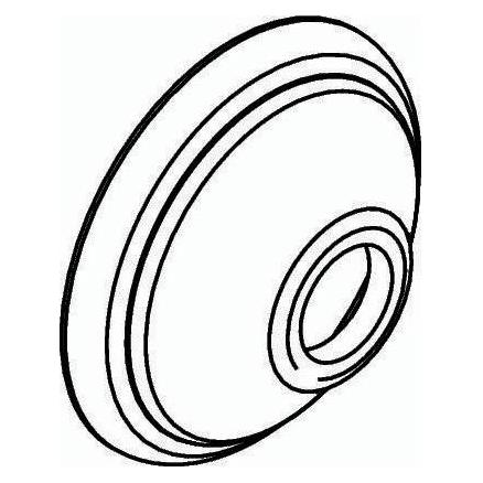 Axor HG Rosette Montreux Wannenarmatur/ MONTREUX Br-arm AP chr chrom (98595000)