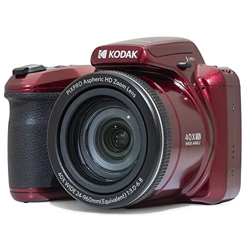 KODAK Pixpro Astro Zoom AZ405 Digitale brugcamera met 40x zoom en 20 megapixels - Rood