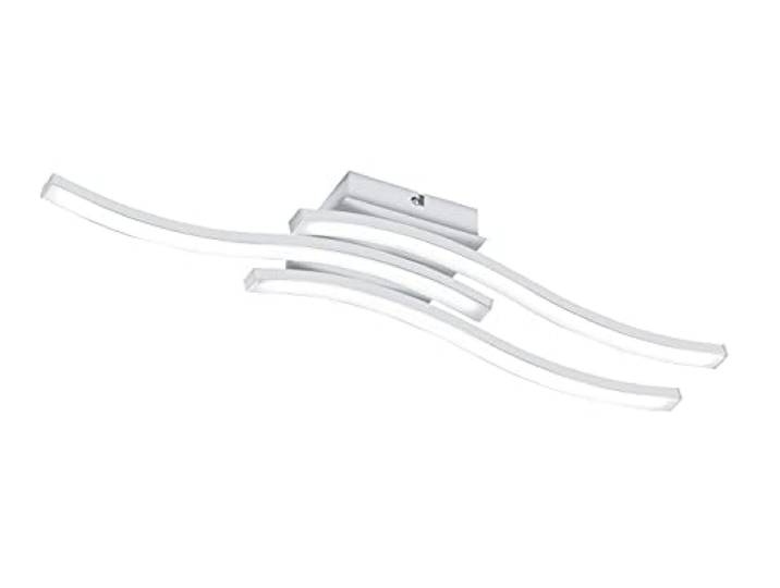 Reality Leuchten LED Deckenleuchte Route R62473131, Metall Weiß matt, inkl. 3x 5 Watt LED