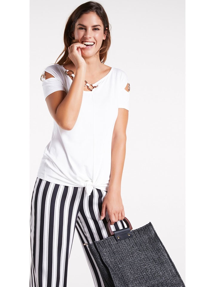 Heine Shirt in Weiß - 42