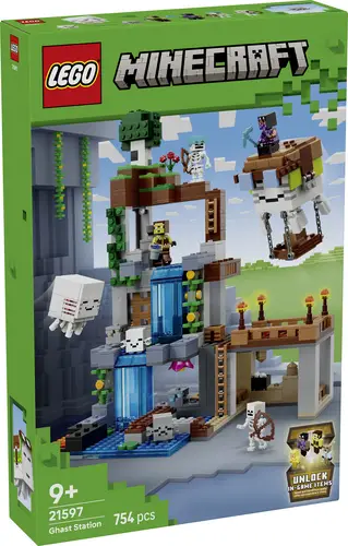 21597 LEGO MINECRAFT Ghast-Station Bauset mit Ghast und Skelett Schreibtischdeko zum Videospiel