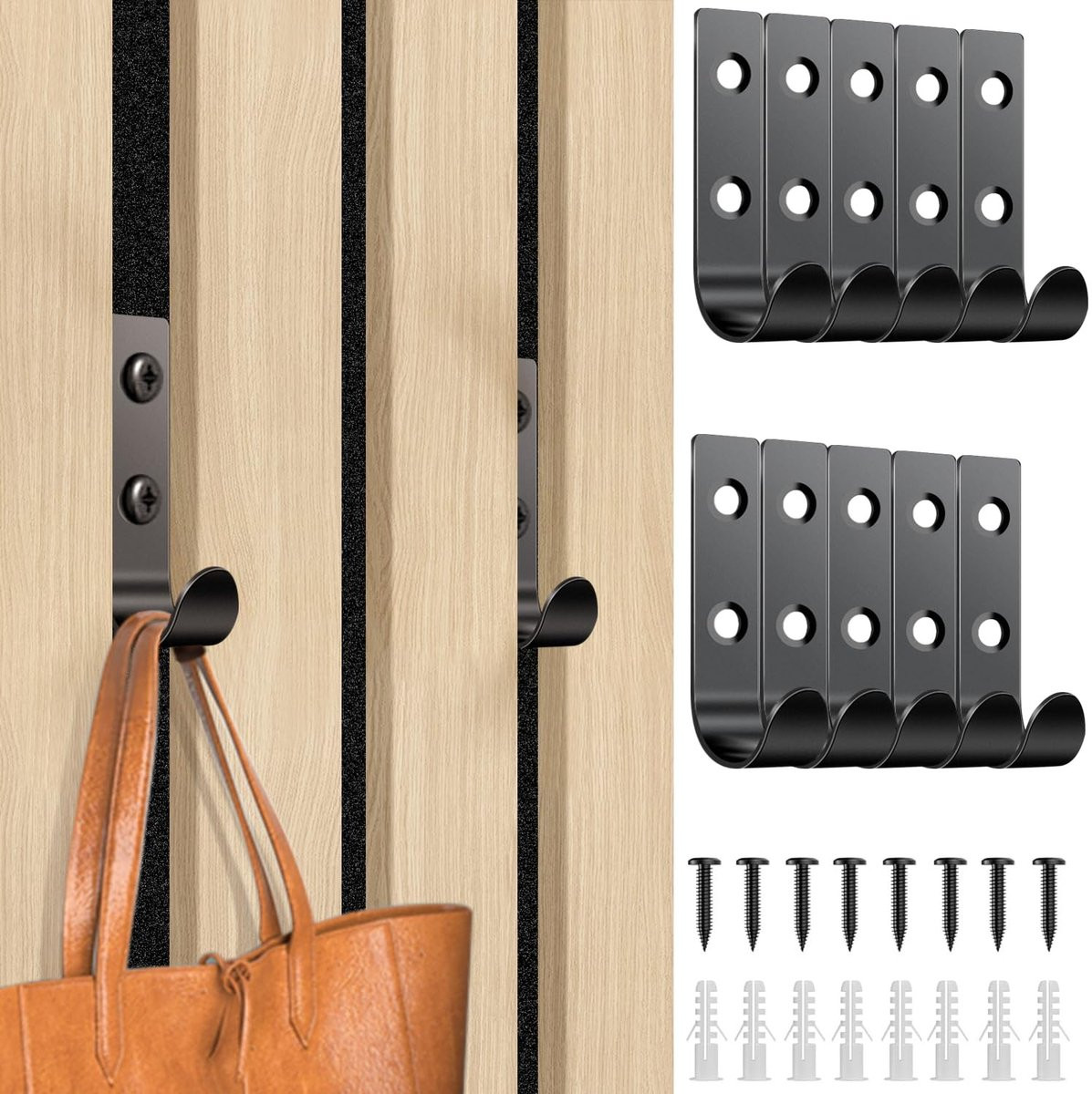 Omgoods Set van 20 Wandhaken voor Akoestische Panelen