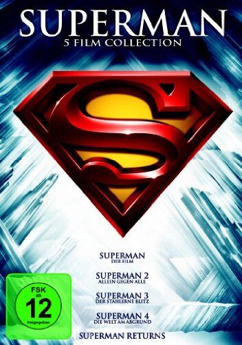 Superman - Die Spielfilm Collection [5 DVDs] - Preis vom 06.10.2026 07:26:00 h