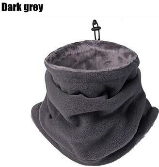 Lush Living Finds Winter Motorcycle Warm Mask For Men & Women, Fleece Neck Warmer, Windproof Outdoor Scarf For Camping, Hiking, Cycling, grey