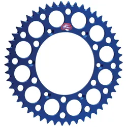 Renthal, Motorrad Zubehör, ULTRALEICHTES 899 50 KETTENRAD HINTEN ALUMINIUM BLAU KTM/HUSQVARNA/HUSABERG (JTA897.50) (89950)