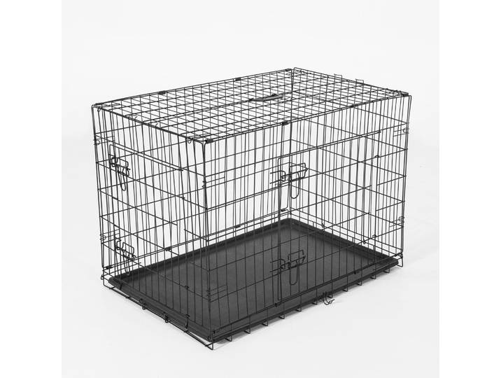 PawHut-Transport de 2 Boucles d'Oreilles Pliables avec Acero, 121x77x82 cm