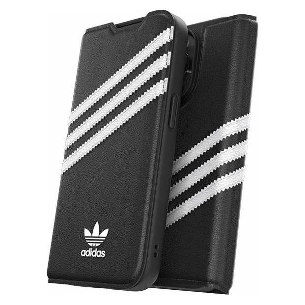 Adidas OR Booklet Case PU iPhone 14 Pro czarno biały/black white 50196 (Apple iPhone 14 Pro) (AD000070-0)