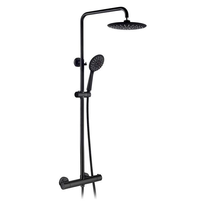 Domoletti Thermo Shower Column In Black (ST-98007)
