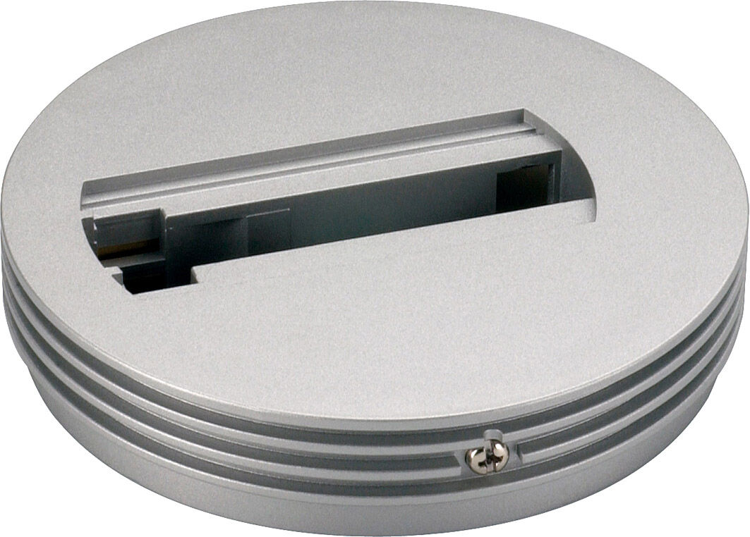 Slv Rosette Für 1-Phasen Adapter, Silbergrau - Zubehör Für 1-Phasen Stromschiene