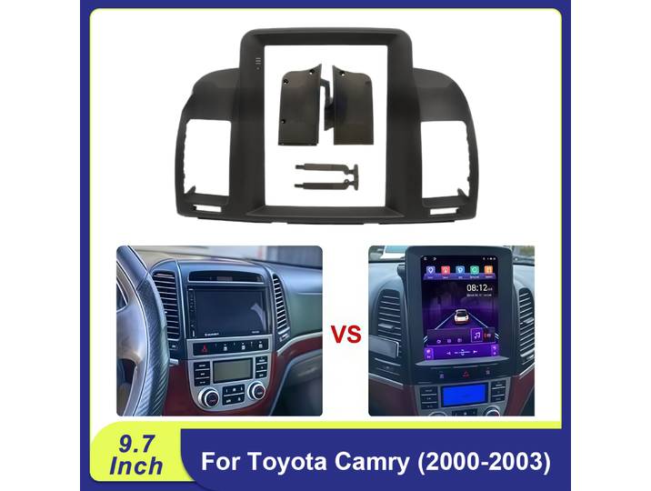 Kit de tableau de bord radio Android 9,7 pour Toyota Camry (2000-2003) - Cadre & Facia