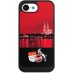 Nivocase Hülle für Apple iPhone 17e Handyhülle NIVOcore Case Schwarz 1. FC Köln Offizielles Lizenzprodukt (Apple iPhone 17e), Smartphone Hülle, Schwarz
