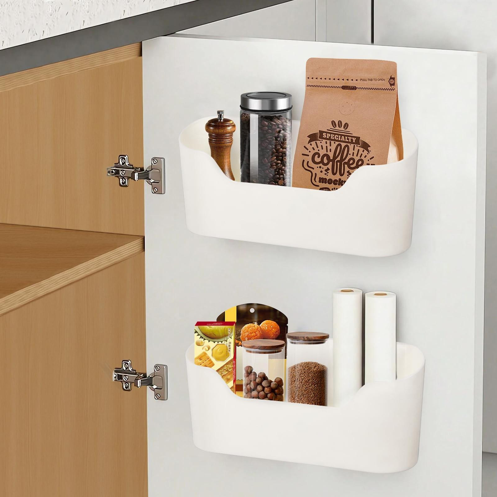 Set van 2 multifunctionele kastorganizers voor keuken en badkamer