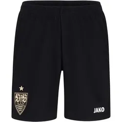 JAKO Kinder VfB Trainingsshort One International, Größe 128 in Schwarz Schwarz