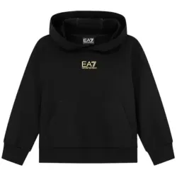 EA7 für Jungen. 7B000024_AF10380 Sweatshirt Modern schwarz (14años= 164cm), Lässig, Baumwolle, Kinderbekleidung