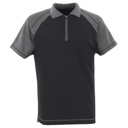 Polo-Shirt "BIANCO" Image - 3XL - schwarz/anthrazit