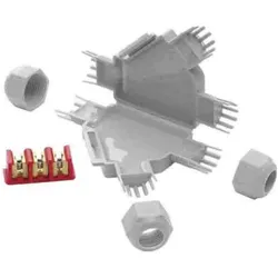 Grothe, Kabelverbindung, Mikro-Verbindungsmuffe f.3Kabel b.3x2,5qmm FRED Y