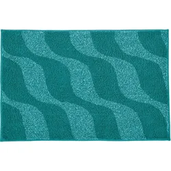 Kleine Wolke Badteppich Onda Petrol 60x90 cm