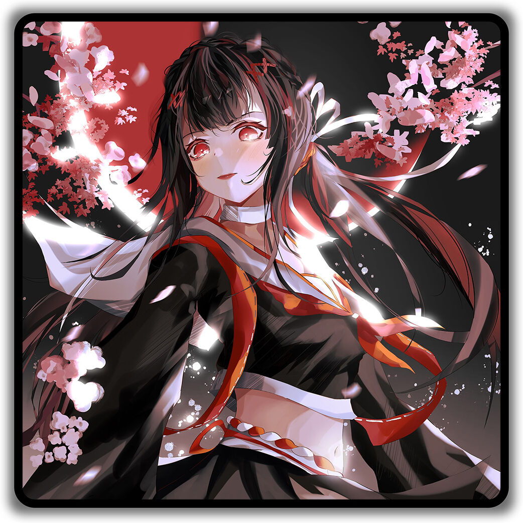 Octa Keys Tenshi Graphic Gaming Musmatta - Svart