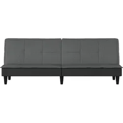 vidaXL Schlafsofa Dunkelgrau Stoff