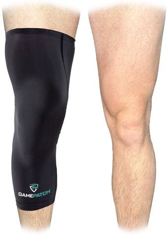 Gamepatch Compression Leg Sleeve (26) - Kompresiotuki Jalalle - Musta - XXL