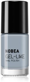 NOBEA Day-to-Day Gel-like Nail Polish verniz de unhas efeito gel tom Cloudy grey #N10 6 ml. Day-to-Day Gel-like Nail Polish