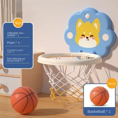 Multisell Products Hub Cartoon Mini Basketball Hoop Set, Over The Door Indoor Basketball Game For Kids And Teens dog