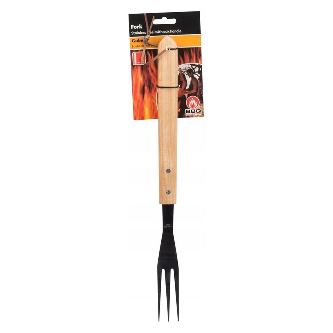 BBQ Collection Grillgabel 41cm Edelstahl Mit Holzgriff (8711252347738)