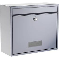 Basi 2170-0661 BK 900 Briefkasten Stahl Silber Schlüsselschloss