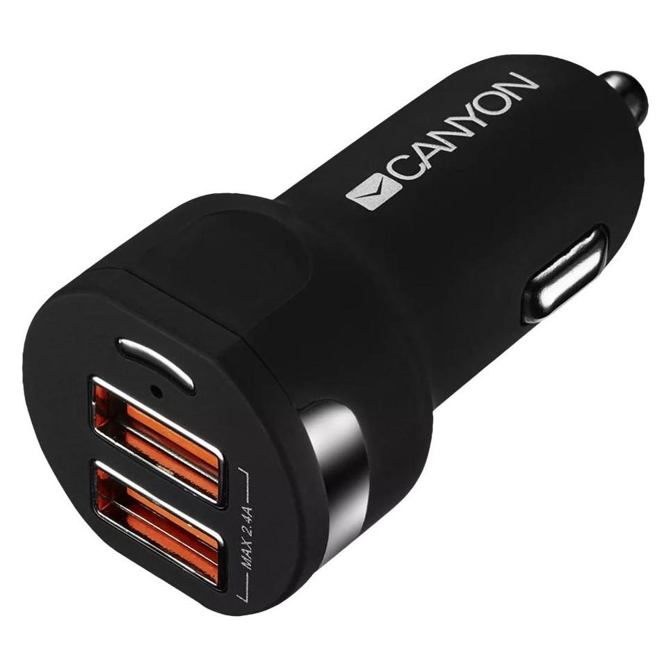 Canyon KFZ-Ladegerät 2Port,2xUSB-A (CNE-CCA04B)