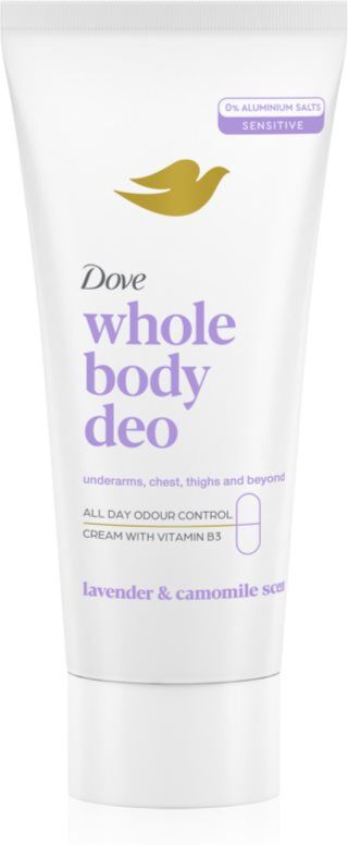Dove Whole Body Deo Lavender & Chamomile déodorant crème corps 75 ml