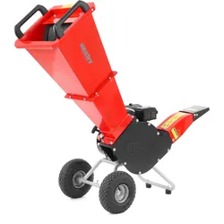 Gartenhäcksler Benzin 6206 | Bis zu 7 cm starkes Holz | 4,3 kW / 5,8 PS | 2 scharfe Wendemesser | Trommelsystem | HECHT