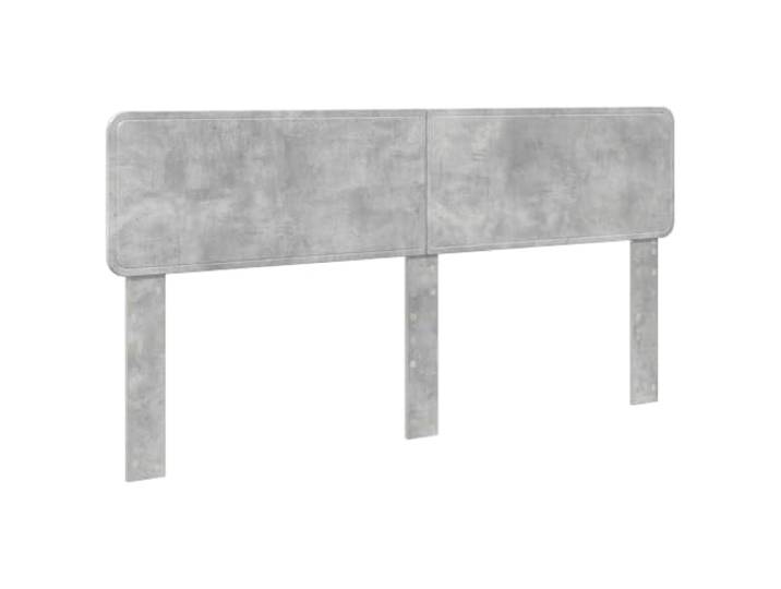 Makastle Kopfteil Betongrau Holzwerkstoff 203x90 cm Minimalistisches Design
