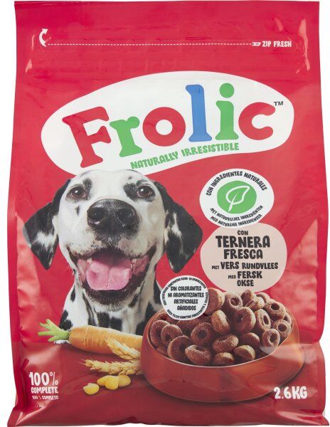 Frolic Tørfoder, Okse, 2,6 Kg