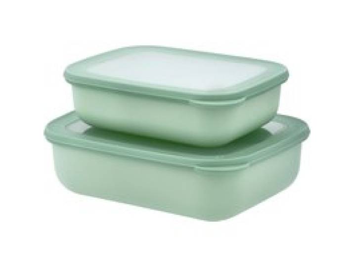 SILVERCREST® Set de 2 boîtes de conservation (Fenêtre rectangulaire)