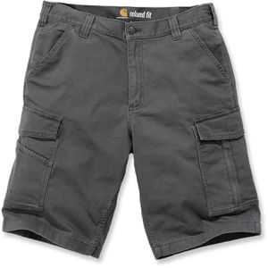 Carhartt Arbeitshose Relaxed Rigby Cargo Short, Herren, kurze Hose, grau (shadow), Weite 34 / Größe 54