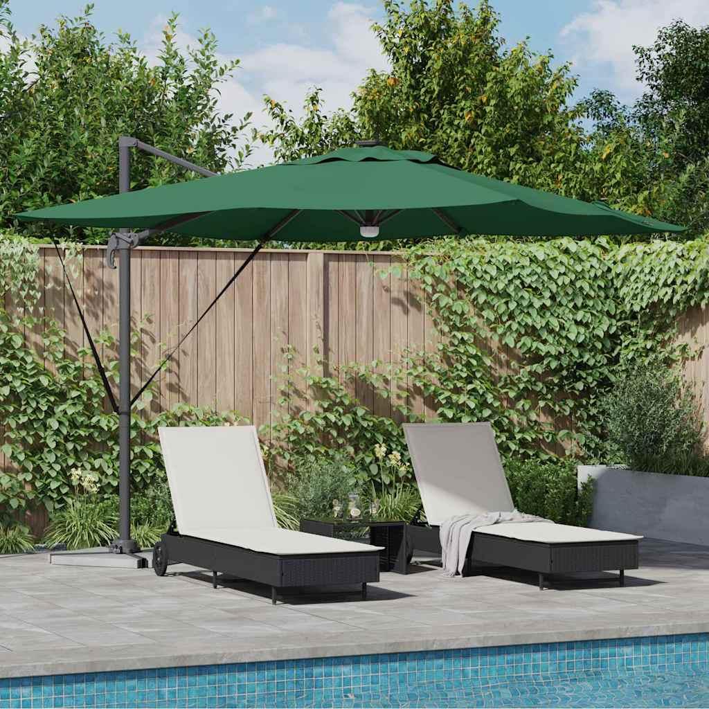 Maison Exclusive - Roma Parasol Grün 286 x 284 x 270 cm Aluminium und Polyester