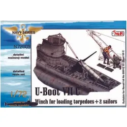 CMK U-Boot Typ VII C Torpedowinsch für Revell-Bausatz