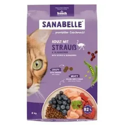 Sanabelle 1 x 8kg Adult Strauß Katzentrockenfutter