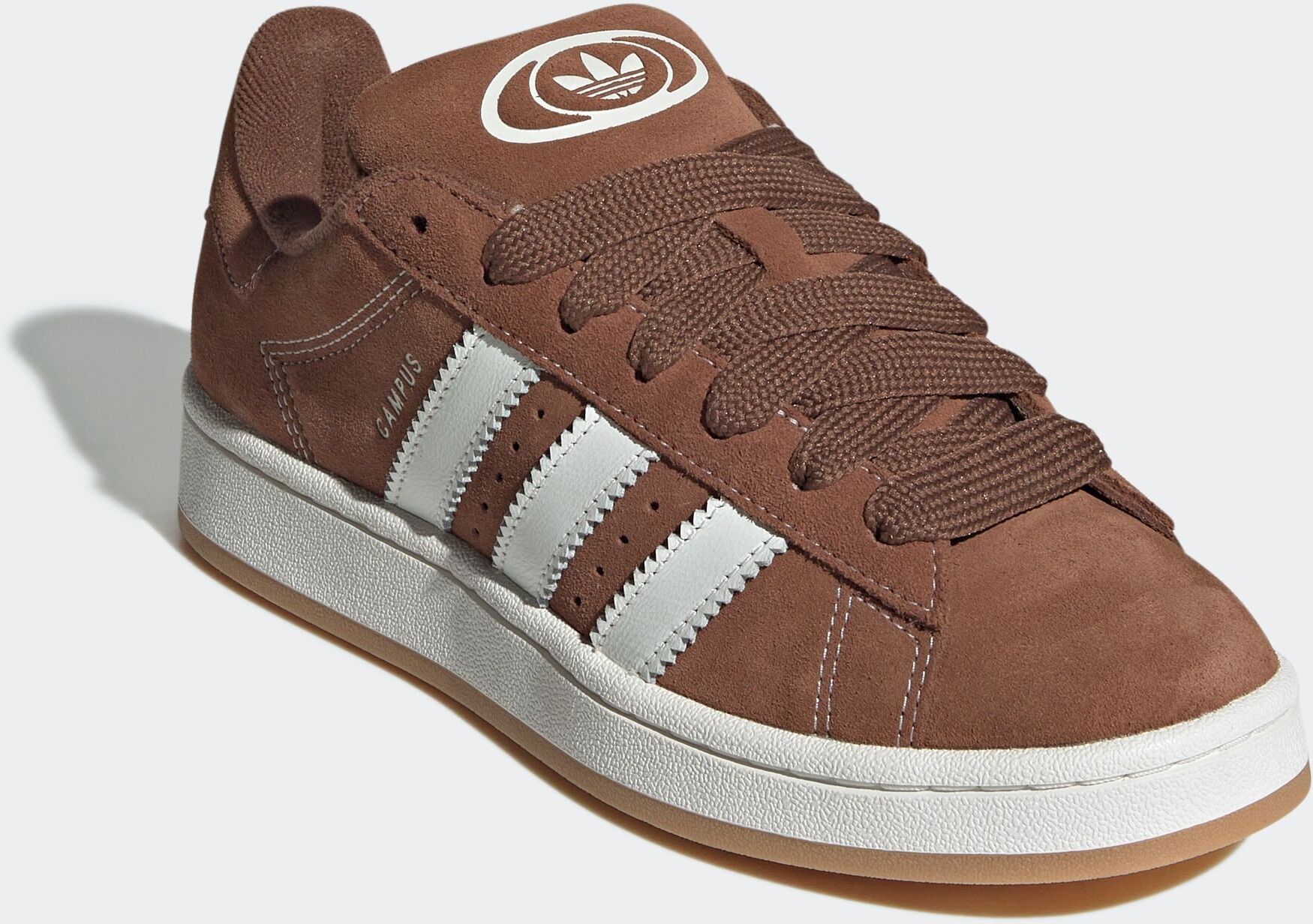 Sneaker ADIDAS ORIGINALS "CAMPUS 00S", Damen, Gr. 39, weiss (earth strata, core weiß, earth strata), Leder, Schuhe Sneaker earth strata, core weiß, earth strata 39