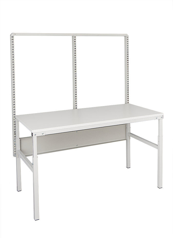 Rasterrohre ESD, Höhe 1582 mm, für Breite 1800 mm, lichtgrau Treston